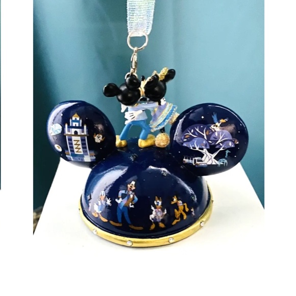 NWT Walt Disney World 50th Anniversary Ear Hat Mickey Minnie WDW Ornament - Picture 3 of 5